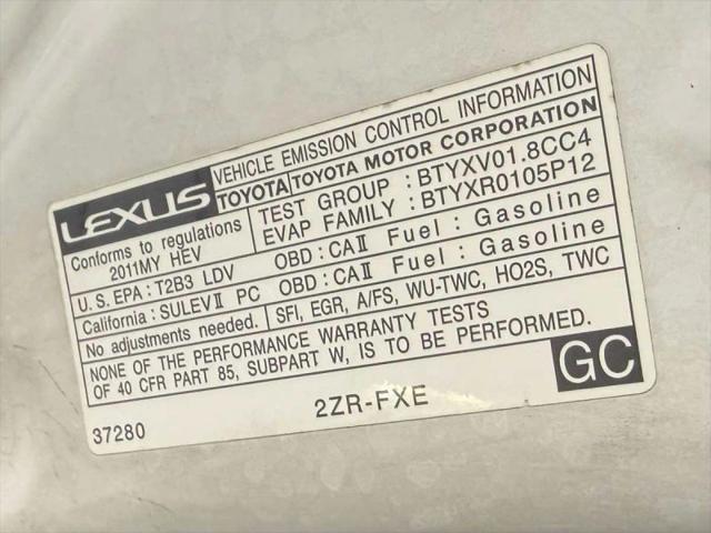 2011 Lexus CT 200h 200h