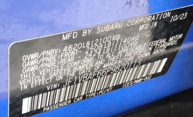 2023 Subaru WRX Premium