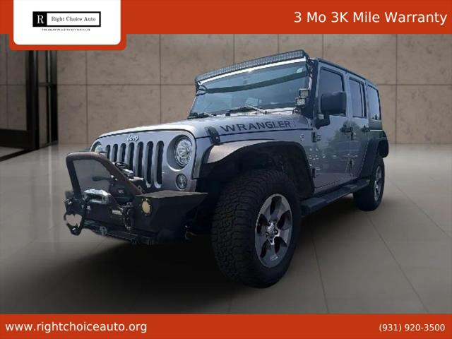 2017 Jeep Wrangler Unlimited Sahara for sale in Clarksville, TN