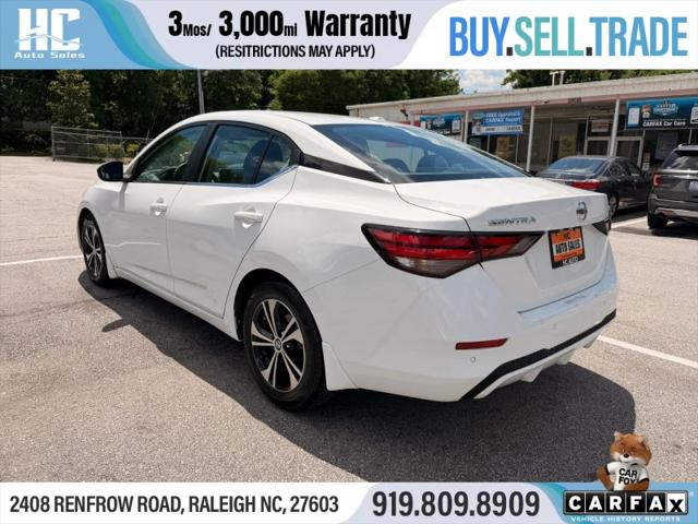 2021 Nissan Sentra SV Xtronic CVT