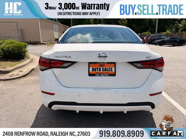 2021 Nissan Sentra SV Xtronic CVT