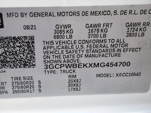 2021 Chevrolet Silverado 1500 2WD Crew Cab Short Bed Custom