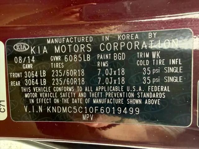 2015 Kia Sedona SX