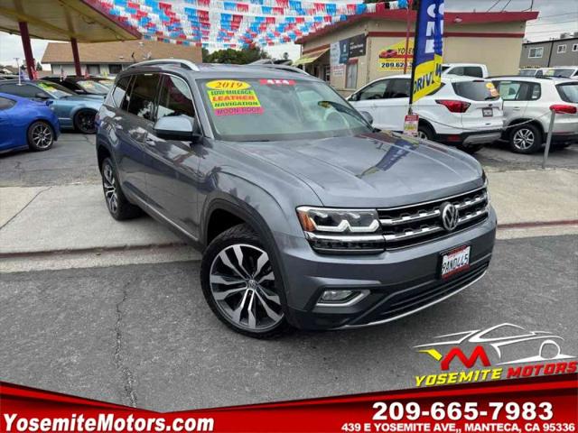 2019 Volkswagen Atlas 3.6L V6 SEL Premium for sale in Manteca, CA