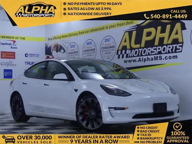 2023 Tesla Model 3 Performance Dual Motor All-Wheel Drive for sale in Fredricksburg, VA