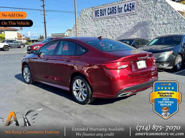 2015 Chrysler 200 S for sale in Stanton, CA