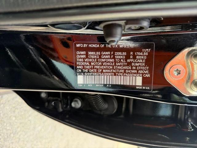 2018 Honda Civic Touring