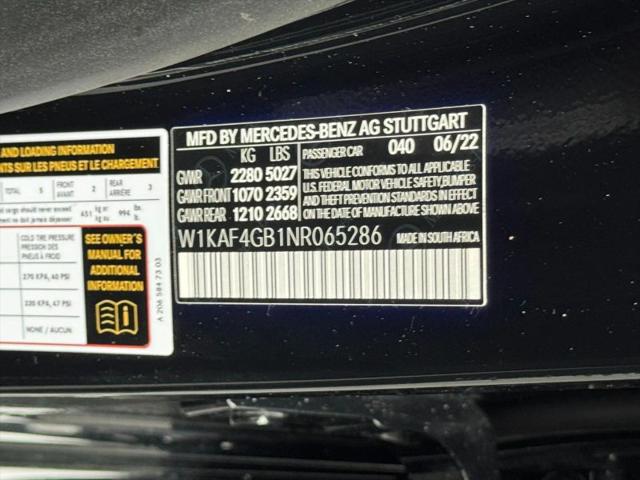 2022 Mercedes-Benz C-CLASS C 300 Sedan