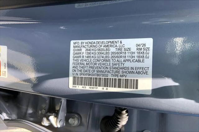 2026 Honda Passport AWD RTL