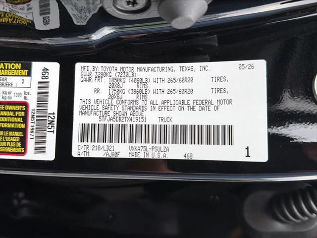2026 Toyota Tundra Limited CrewMax 5.5' Bed