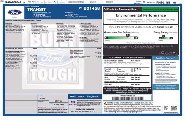 2023 Ford Transit Cargo Van Base