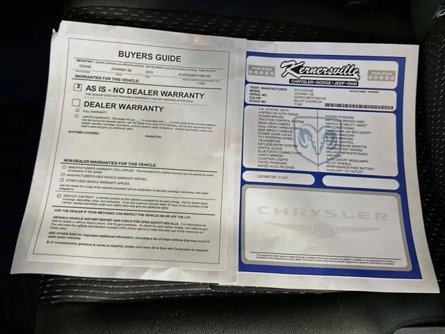 2019 Dodge Journey SE