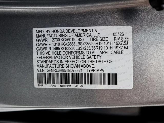 2026 Honda Odyssey Touring