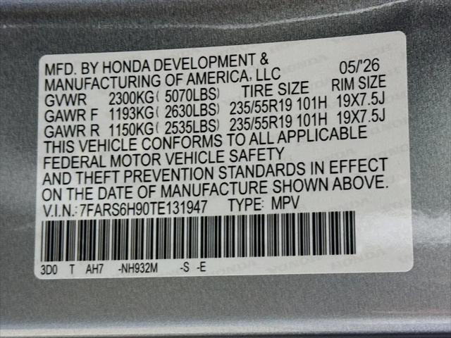 2026 Honda CR-V Hybrid AWD Sport Touring