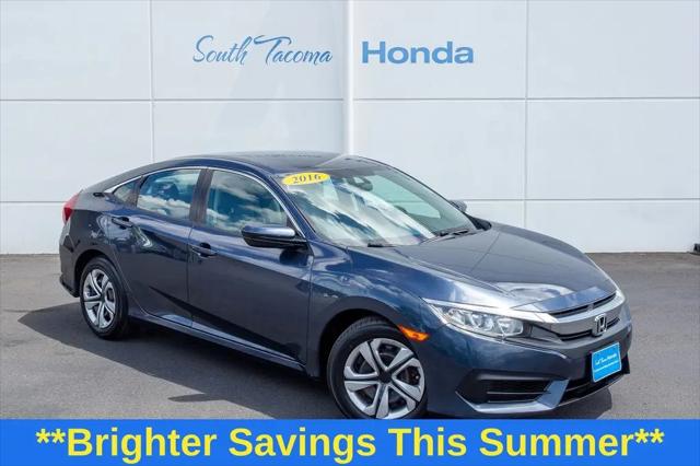 2016 Honda Civic LX for sale in Tacoma, WA
