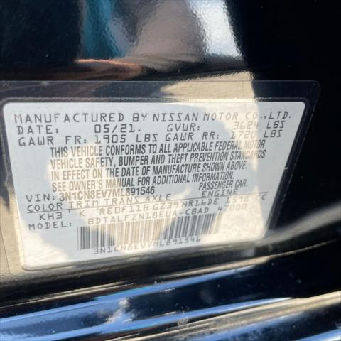 2021 Nissan Versa SV Xtronic CVT