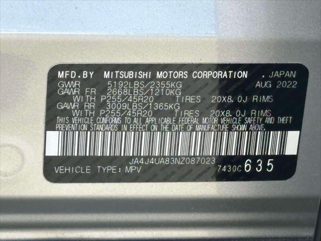 2022 Mitsubishi Outlander SE 2.5 S-AWC