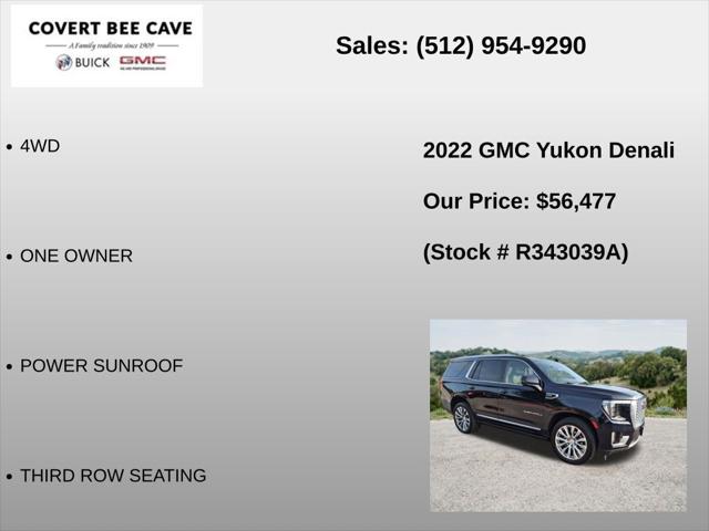 2022 GMC Yukon 4WD Denali
