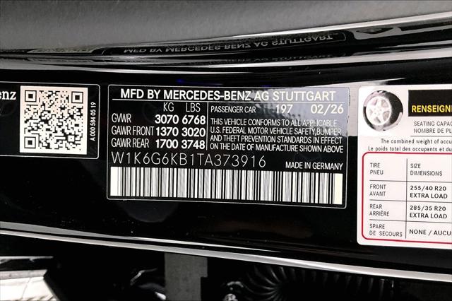 2026 Mercedes-Benz S 580e 4MATIC