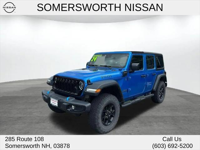 2024 Jeep Wrangler 4xe Willys 4xe for sale in Somersworth, NH