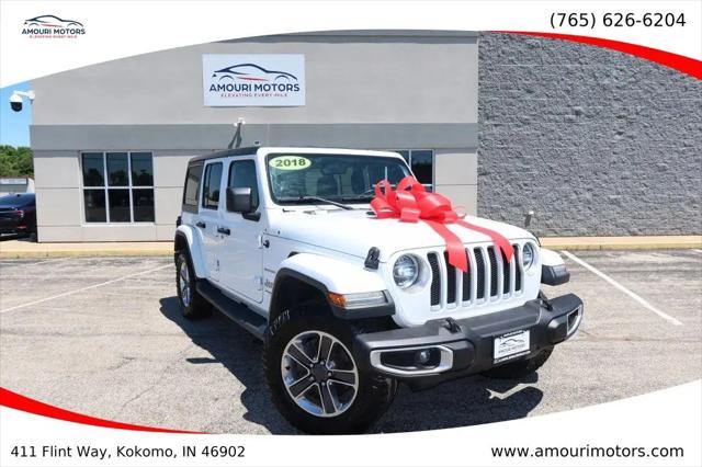 2018 Jeep Wrangler Unlimited Sahara 4x4 for sale in Kokomo, IN