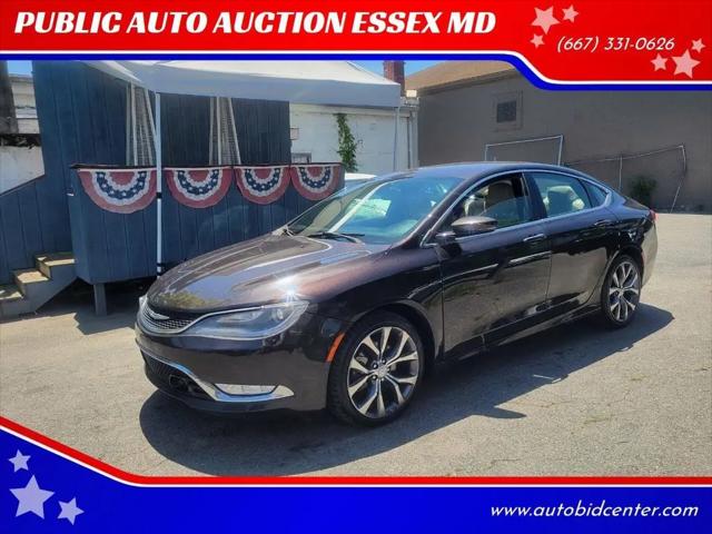 2015 Chrysler 200 C for sale in Essex, MD