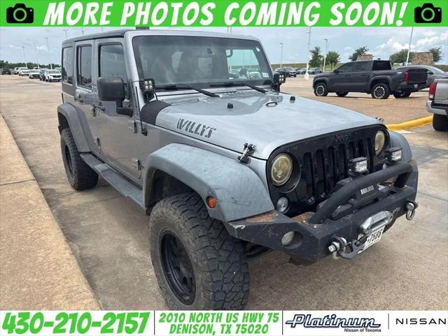 2015 Jeep Wrangler Unlimited Willys Wheeler for sale in Denison, TX