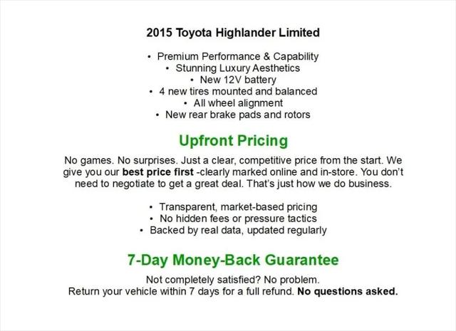 2015 Toyota Highlander Limited V6 for sale in Green Bay, WI