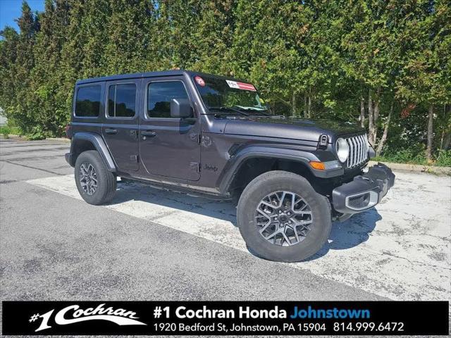 2025 Jeep Wrangler 4-Door Sahara 4x4 for sale in Johnstown, PA