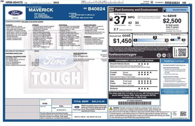 2024 Ford Maverick XLT for sale in Canton, TX