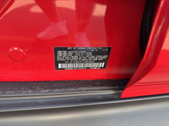 2025 Subaru WRX tS