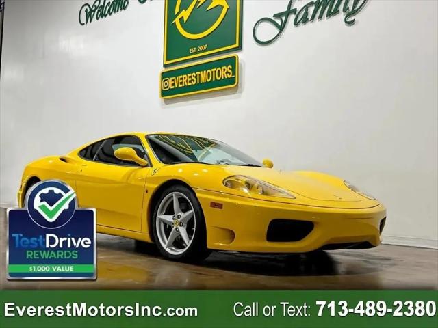 1999 Ferrari 360 COUPE RWD 3.6L V8 YELLOW McIntosh for sale in Houston, TX