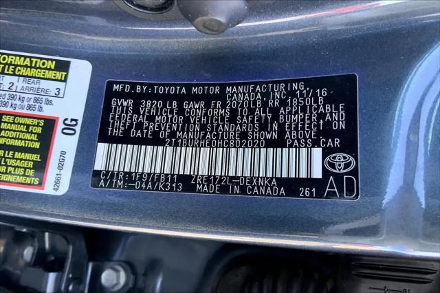 2017 Toyota Corolla LE