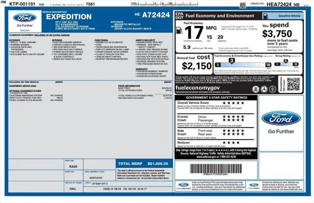2017 Ford Expedition XLT for sale in Dover, DE