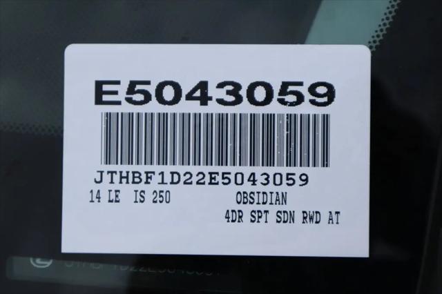 2014 Lexus IS 250 IS 250