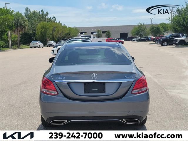 2018 Mercedes-Benz C-CLASS C 300 4MATIC