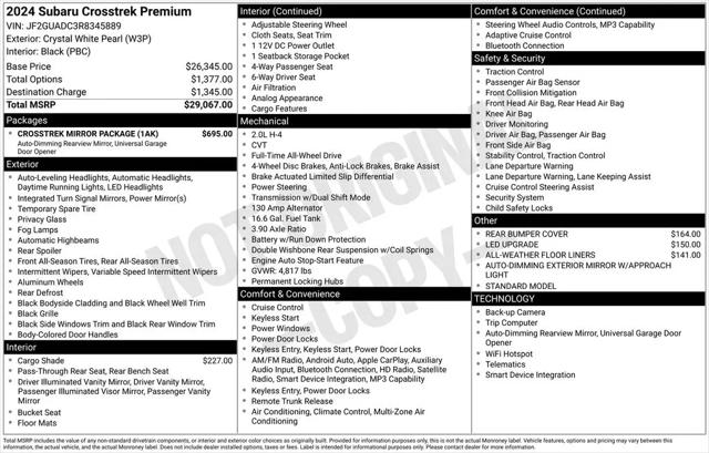2024 Subaru Crosstrek Premium