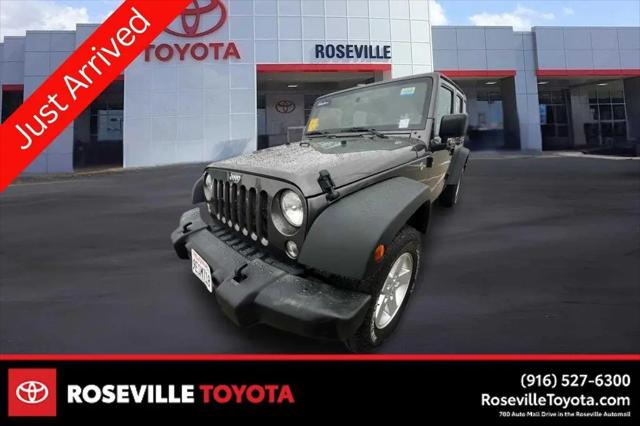 2018 Jeep Wrangler JK Unlimited Sport S 4x4 for sale in Roseville, CA
