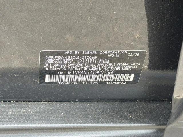 2026 Subaru WRX Limited