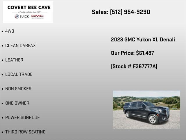 2023 GMC Yukon XL 4WD Denali