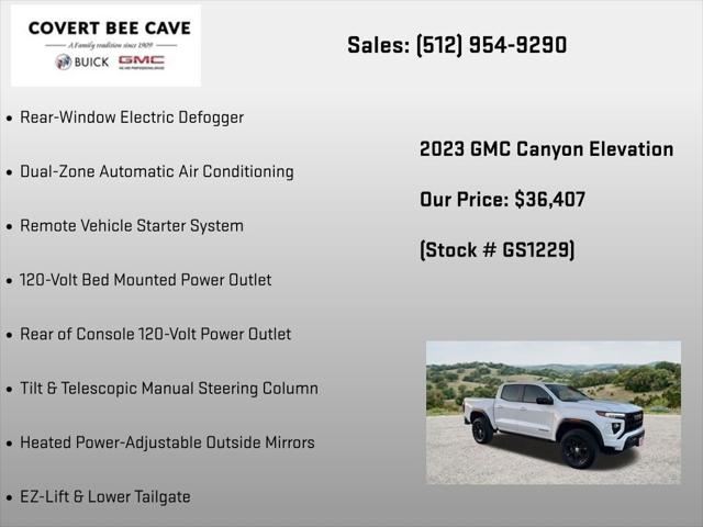 2023 GMC Canyon 4WD Crew Cab Short Box Elevation