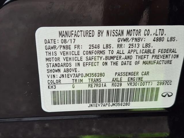 2018 INFINITI Q50 3.0t LUXE