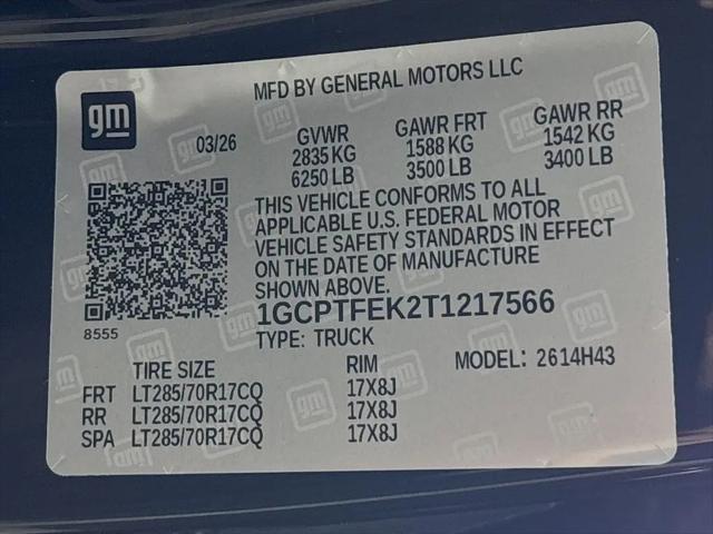 2026 Chevrolet Colorado ZR2, 4WD