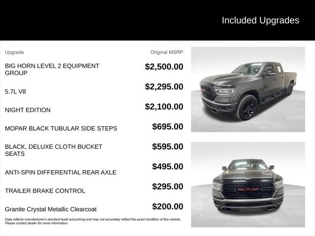 2021 Ram 1500 Big Horn Quad Cab 4x4 6'4" Box