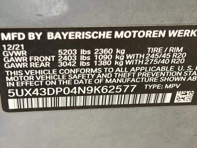 2022 BMW X3 sDrive30i