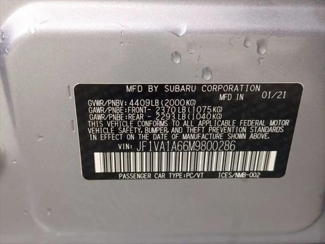 2021 Subaru WRX Standard