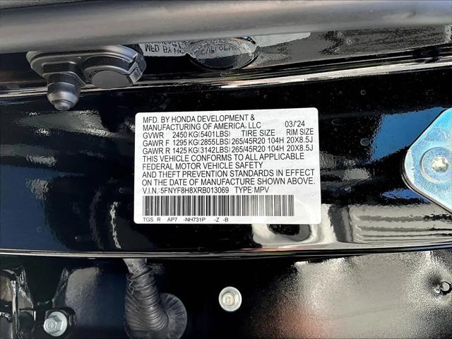 2024 Honda Passport AWD Black