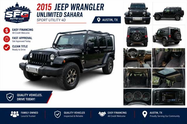 2015 Jeep Wrangler Unlimited Sahara for sale in Austin, TX