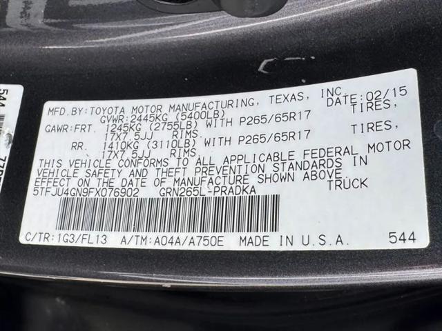2015 Toyota Tacoma PreRunner V6