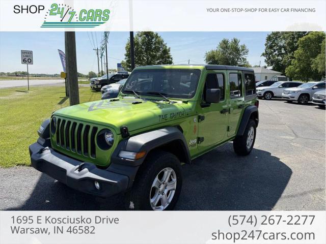 2018 Jeep Wrangler Unlimited Sport S 4x4 for sale in Larwill, IN